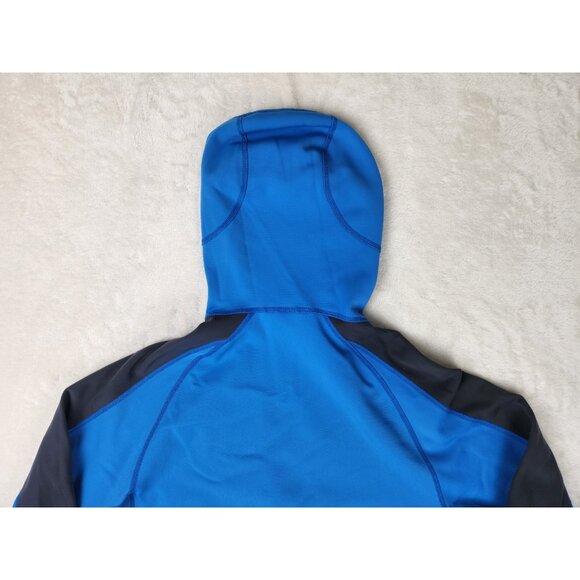 Mountain Equipment Co Op Womens Pullover Medium Blue Hooded Outdoors Hiking Camp - Picture 7 of 16